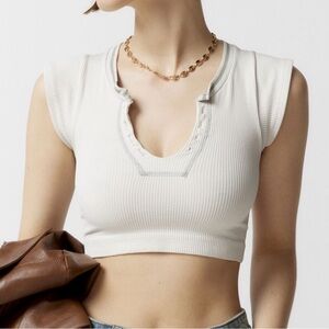 Urban outfitters out from under go for gold seamless top